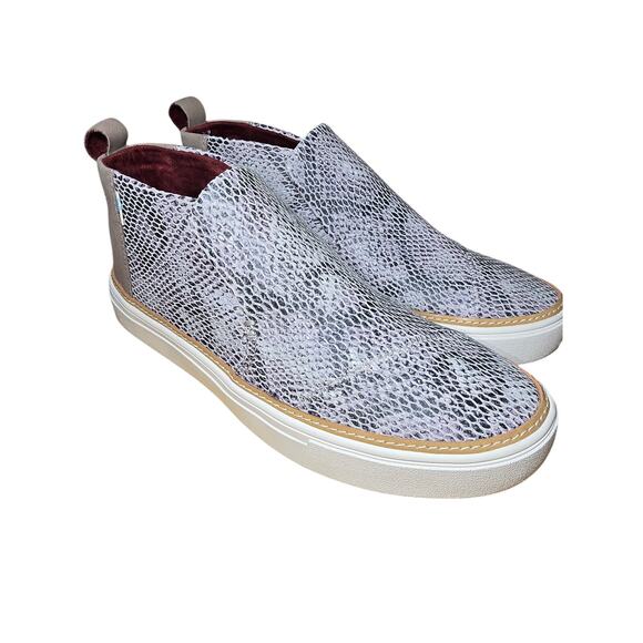 Toms NWT Paxton Winterized Midcut Slip on Womens Size 6 Ortholite Suede Insoles - Picture 5 of 11